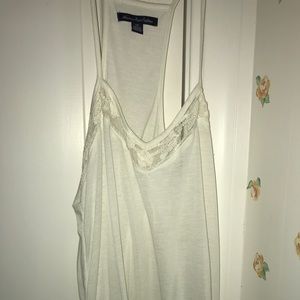 American Eagle White lace tank top